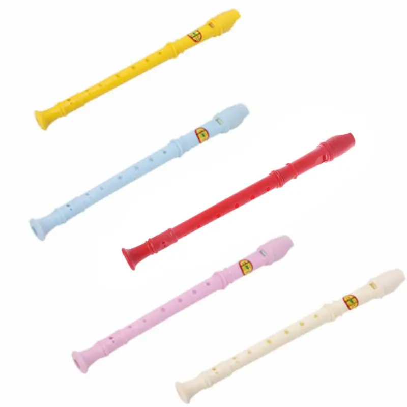 

8 Holes C Key Soprano Plastic Musical Instrument Recorder Long Flute