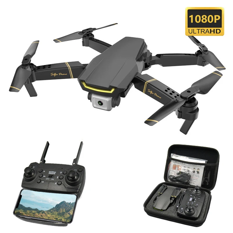 Квадрокоптер Дрон профессиональная камера s HD VS E58 WIFI FPV 1080P 1980х1080 дроны 30 кадров в