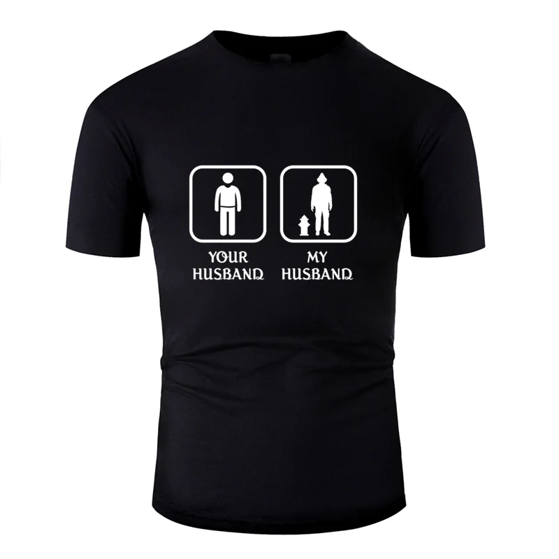 Футболка с принтом «Humor your husband my husm» для мужчин, облегающая одежда, мужская футболка с круглым воротником, футболка для фитнеса в стиле хип-хоп