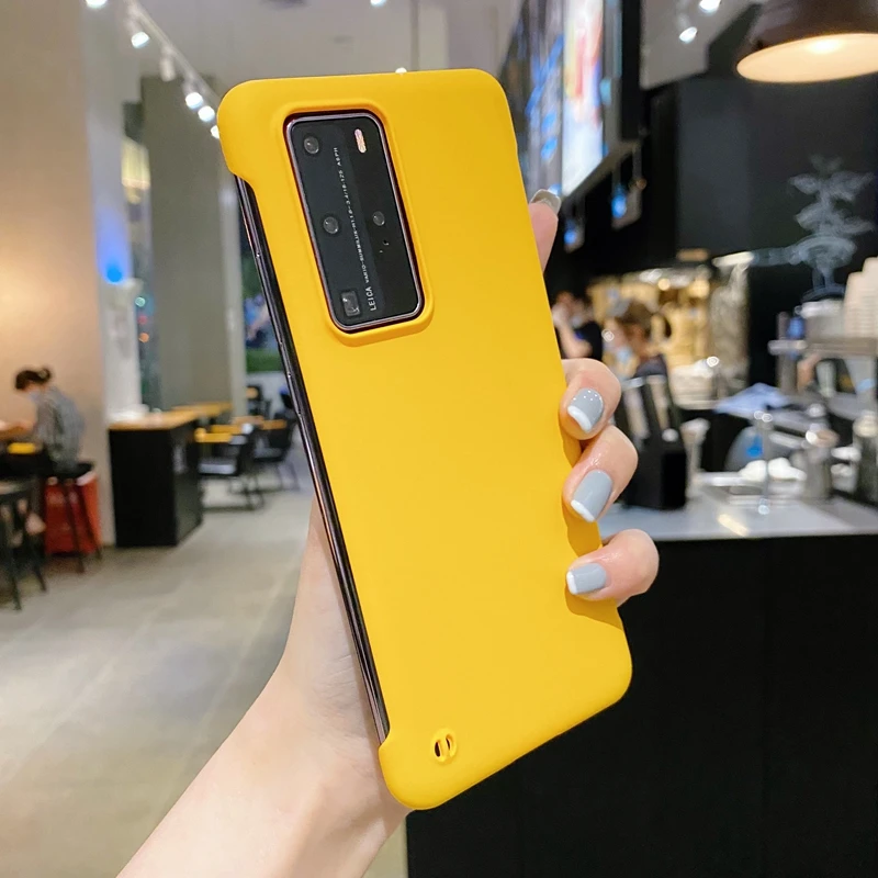 Fir Huawei P40 Pro P30 Lite P20 Pro Mate 40 Pro 30 Pro Plus Honor 20S 20 30S Pro Case Luxus Dënn Hard PC Frameless Case_voghion.com