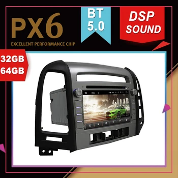 

Rockchip PX6 Processor Android 9.0 Car Multimedia GPS For HYUNDAI IX45 Santa Fe 2012 DSP Sound Navigation Tape Recorder Radio