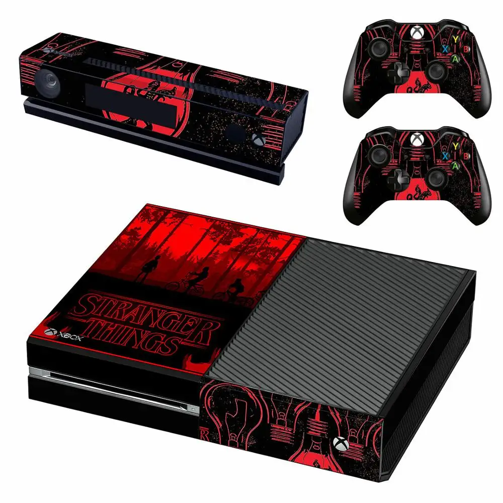 GSTM2804 Странные вещи кожи Xboxone наклейка vinilo adesivo pegatina наклейка s для Xbox One консоли и Kinect и два контроллера Скины - Цвет: GSTM2804