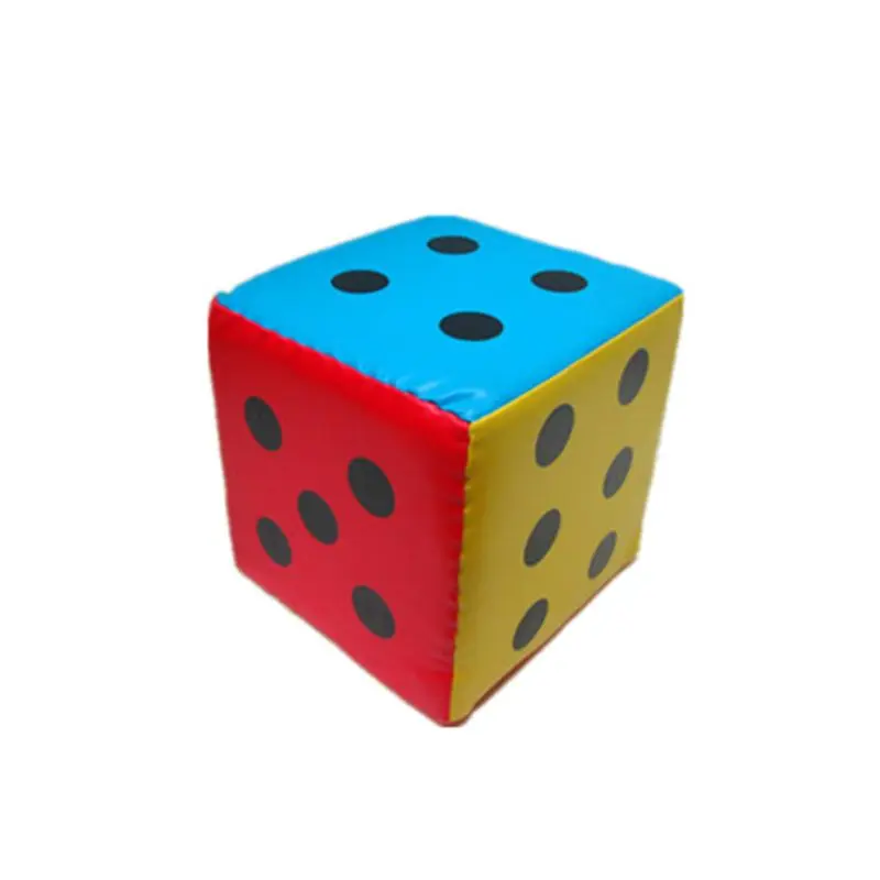  20/12cm Super Large Dice Colorful Six Sided Sponge Party Game Props Teaching Aid P31B - 4000385305590