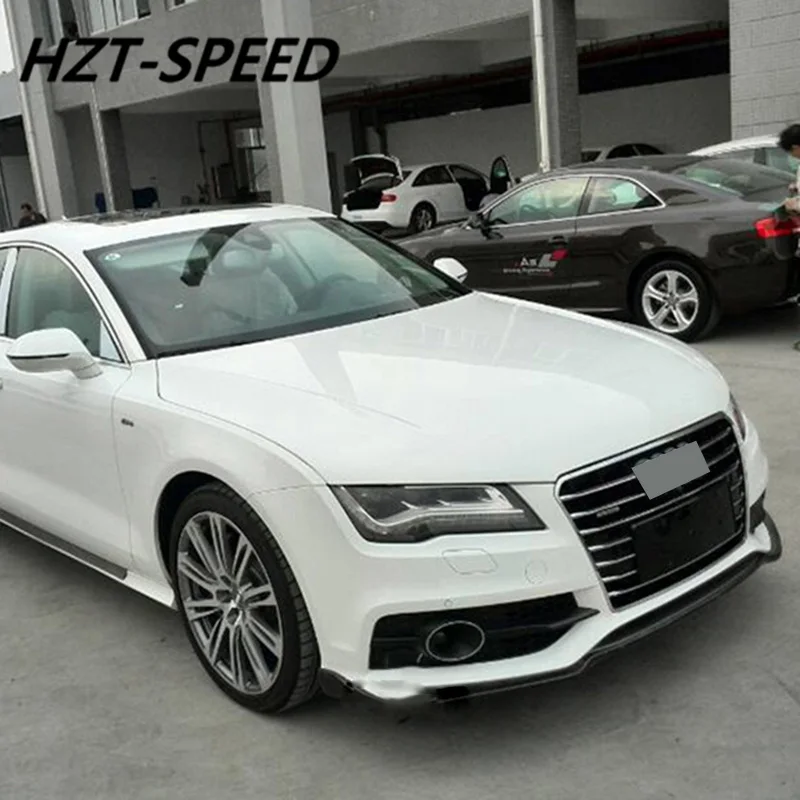 FRP передний бампер спойлер для Audi S7 A7 S-line 2012 2013 автостайлинг