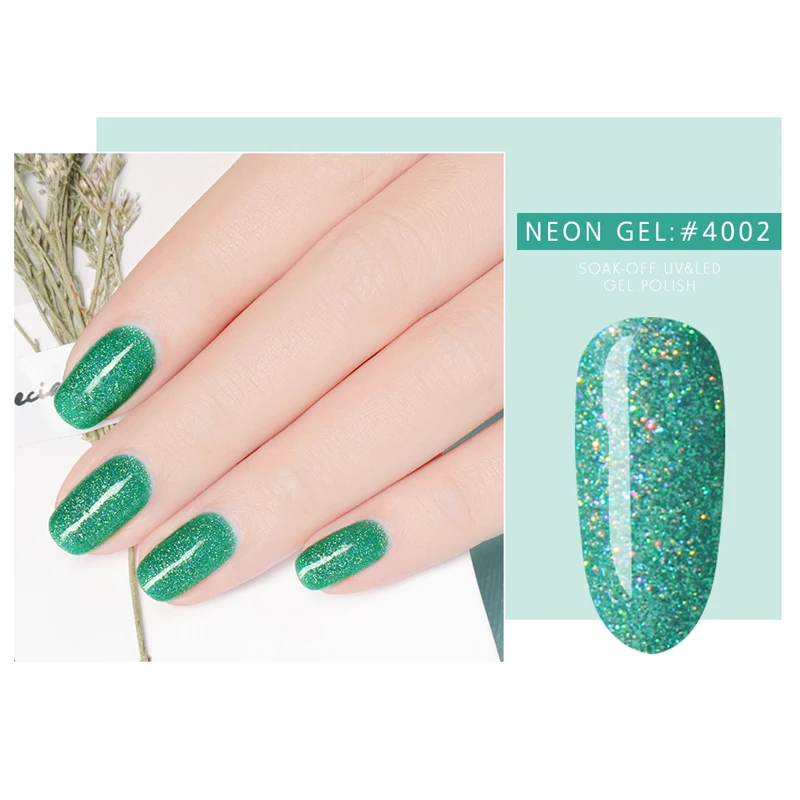 CATUNESS УФ набор гель лаков для ногтей голографические блестки замочить от Led Гель