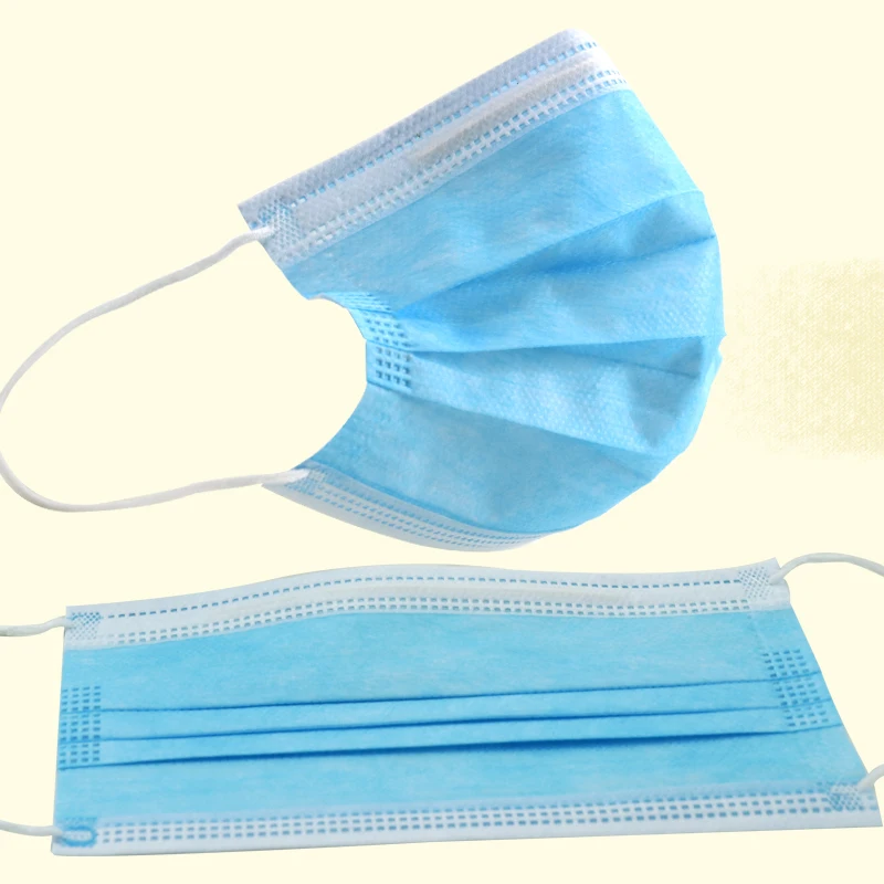 

10pcs Disposable Protective Mask Dustproof Facial Cover 3 Layers Antibacterial FFP3 KF94 N95 Anti-Formaldehyde Anti-virus Mask