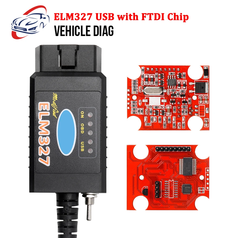 OBD2 сканер ELM327 PIC18f25k80 считыватель кодов USB V1.5 автоматический диагностический