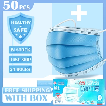 

Mouth Masks Anti Dust Face Mask Disposable Mask Filter 3-laye Anti-Dust Meltblown Cloth Masks Earloops Masks DMMASK