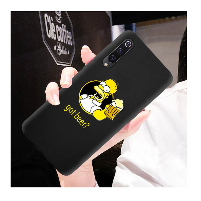 Homer J. Simpson чехол для Xiaomi Mi 9 8 Pro SE Lite 6 5 5S 5C Plus A1 A2 силиконовый чехол для телефона мягкий ТПУ чехол для задней панели Барт Симпсон