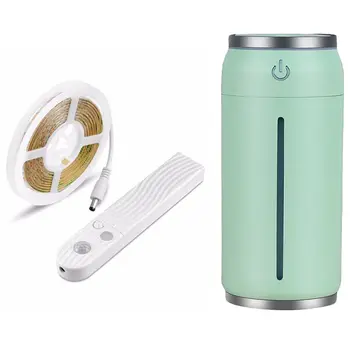

Led Motion Sensor Cupboard Wardrobe Bed Lamp Under Cabinet Night Light Warm White & 220Ml Home Car Purifier Atomizer