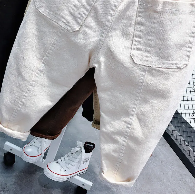 Boys Casual Pants With Belt Fashion Kids Long Pant Spring Autumn Winter Fashion Trousers Children Clothes kids pants