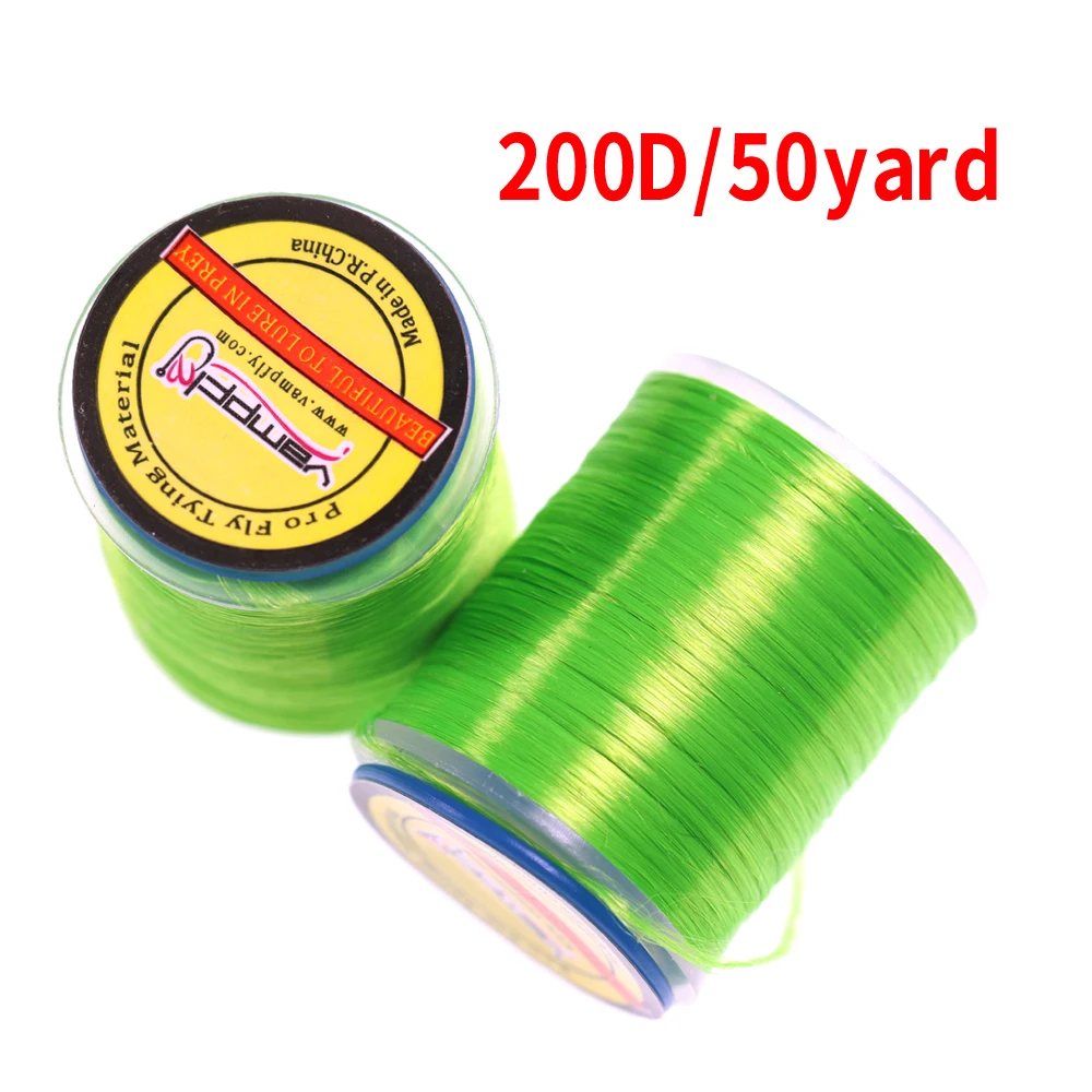 200D / 50Yards GSP Polyethylene Thread Ultra Strong Saltwater Fly Jig Assist Hook Tying Line