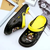 1-10y Kids Mules & Clogs Summer Boy Girl Sandals Cartoon Indoor Soft Bottom Beach Slippers Children Garden Shoes Hy21 2