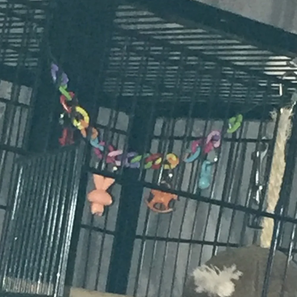 Попугайчик Cockatiel Bites Swing Забавный акриловый тренировочный Попугаи подвеска мост подвесная жевательная игрушка для птиц