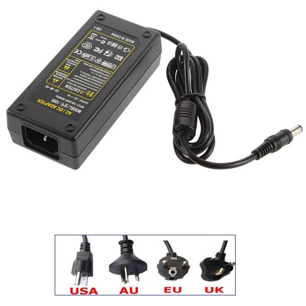 AC адаптер конвертер DC 12V/5A для зарядное устройство Imax B5 B6 балансировки Зарядное