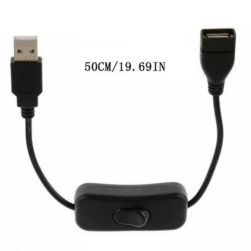 Кабель-Удлинитель USB 2,0 для синхронизации данных, usb-кабель-удлинитель с выключенным переключателем для ПК, usb-вентилятор, светодиодный светильник, usb-зарядное устройство, Raspberry Pi Q81E