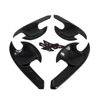 

For Toyota Rush 2018 2019 2020 Exterior Accessories Carbon Fiber Door Handle Bowl Cover Trim Garnish Bezel Styling