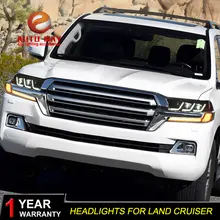 Чехол для фар Toyota LAND CRUISER СВЕТОДИОДНЫЙ DRL светильник 200 2016 2019|Фара