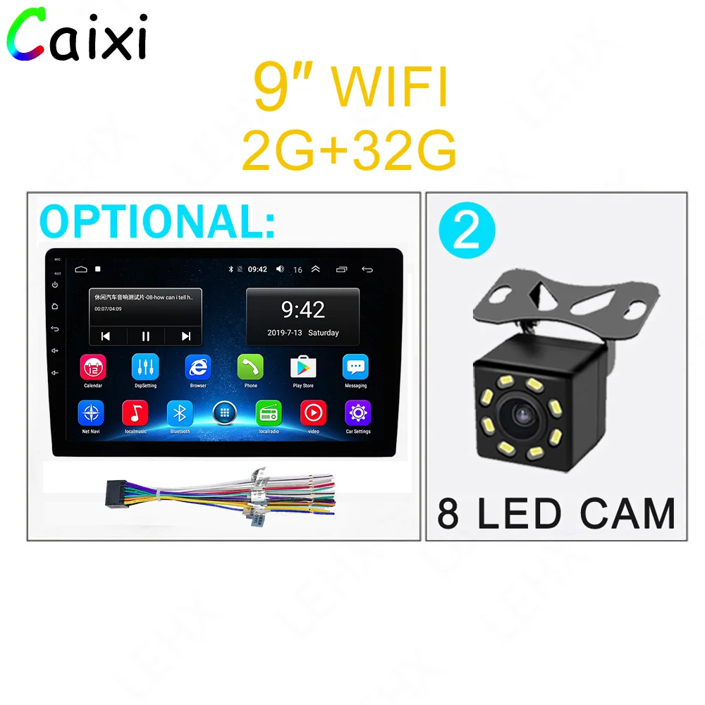 Cx-9232-CAM 9/10 дюймов 32G R0M 2 din автомобиль Android 8,1 Радио мультимедийный плеер для Nissan Toyota i Kia Volkswagen Suzuk Hyunda Renault Honda - Цвет: Cx-9232-CAM
