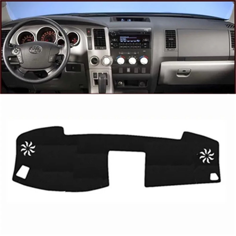 

SJ Car Inner Auto Dashboard Cover Dashmat Pad Carpet Sun Shade Dash Board Cover Fit For Toyota Tundra 2007 2008 2009 2010-2013