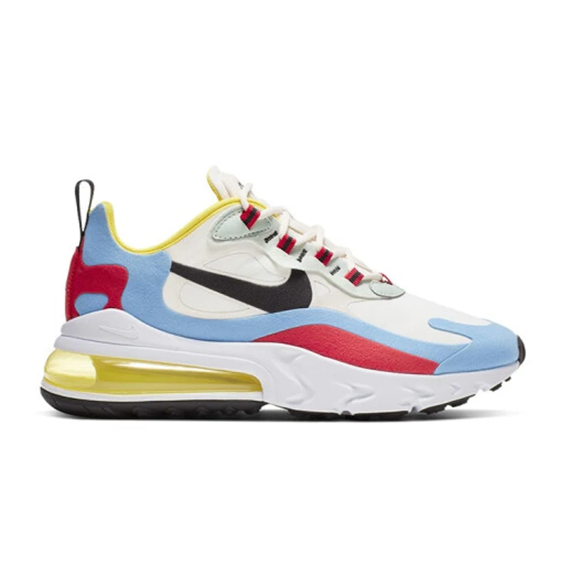 И аутентичный с Nike Air Max 270 реагируют Для женщин кроссовки дышащая и удобная спортивная обувь AT6174-101