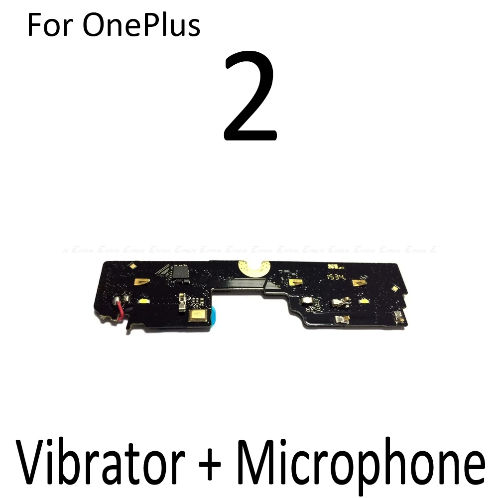 Новинка, для OnePlus 1, 2, 3, T, 5, 5, 6, 6 T, микрофон, вибратор, вибрирующий двигатель, модуль, светильник, гибкий кабель - Цвет: Mic For OnePlus 2