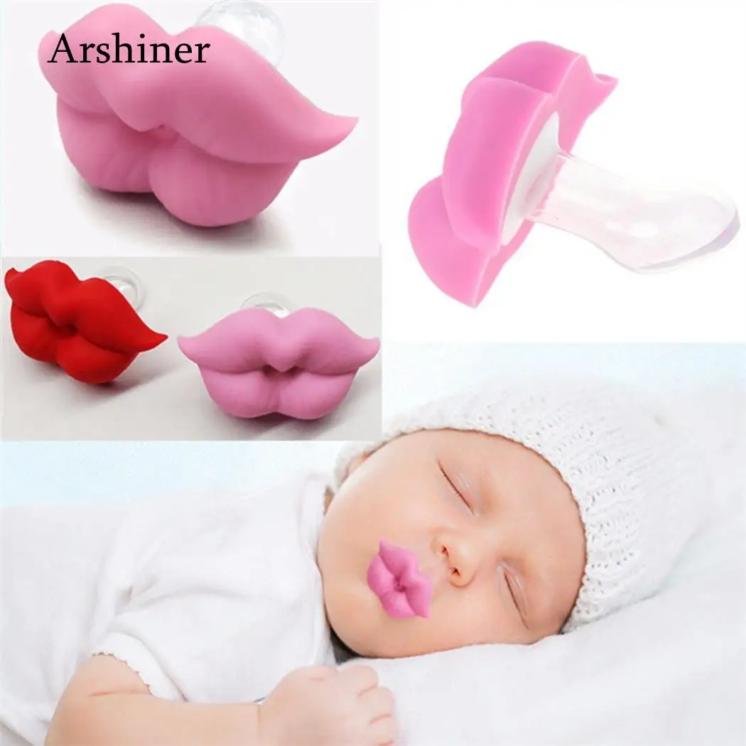 

Unisex Newborn Casual Pacifier Baby Mouth Silicone Cute Strengthen Able Infants Soother to Lip baby gums Pacifier