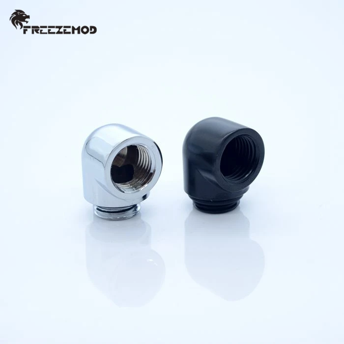

FREEZEMOD G1/4'' thread 90 degree Fitting Adapter water cooling Adaptors computer pc water cooler fitting. NYWT-S90
