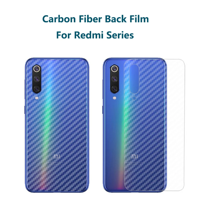 

Carbon Fiber Screen Protector For Xiaomi Redmi Note 10 9 Pro Max 9S 9T 8 8T Mi Poco X3 NFC F2 Pro Back Film