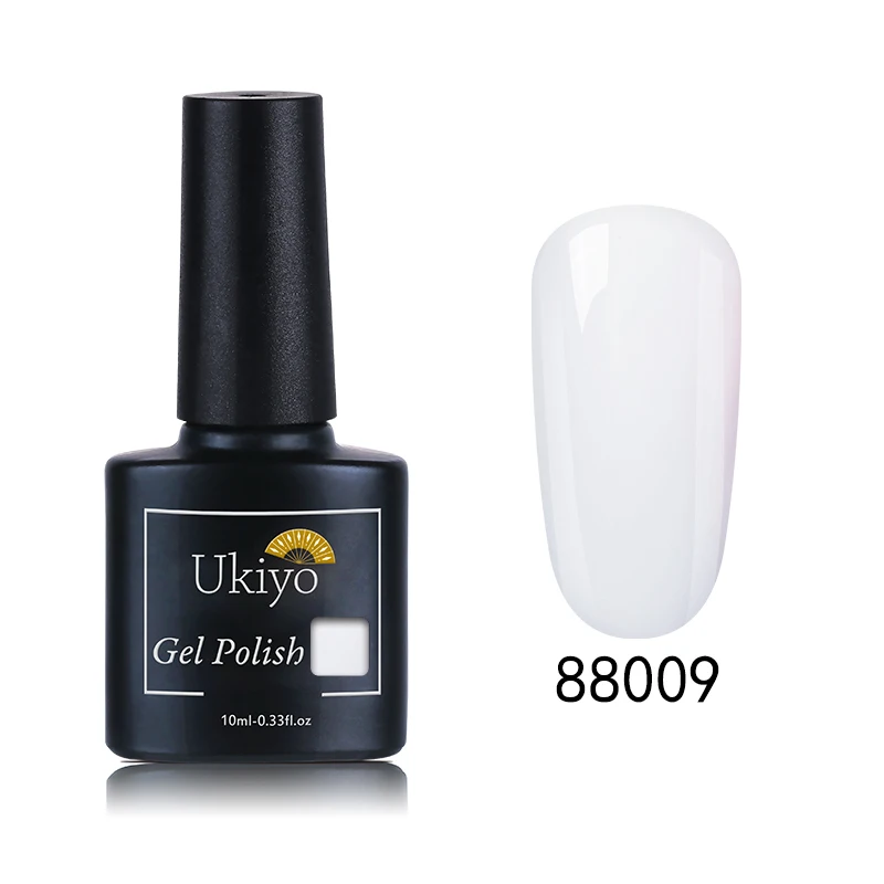 88009 Ukiyo 10 мл отмачиваемый Гель-лак для ногтей УФ светодиодный сменный Гель-лак разноцветные, для ногтей с мраморным эффектом - Цвет: 88009