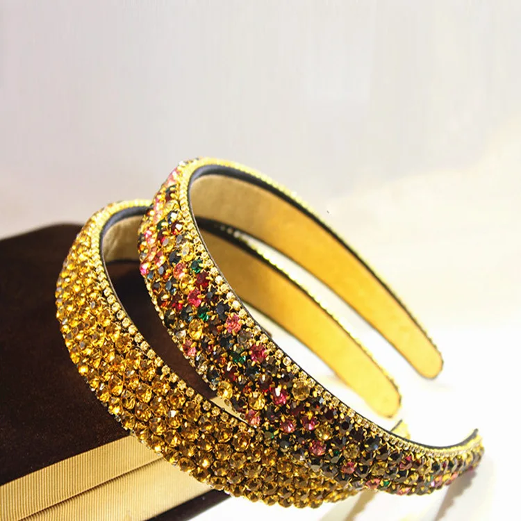 

Fashion Headband Diamond Rhinestone Hair Accessories Boutique Hair Bands Hoop for Women Haar Accessoires