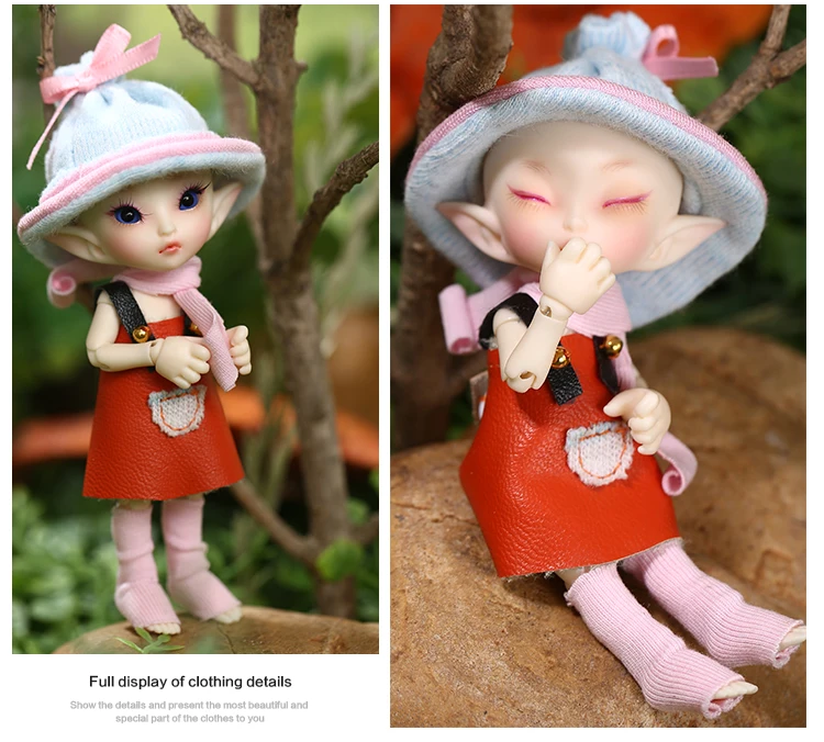 BJD кукольная одежда 1/13 милый костюм кукольная одежда для Realpuki Soso аксессуары для тела куклы Fairyland luodoll