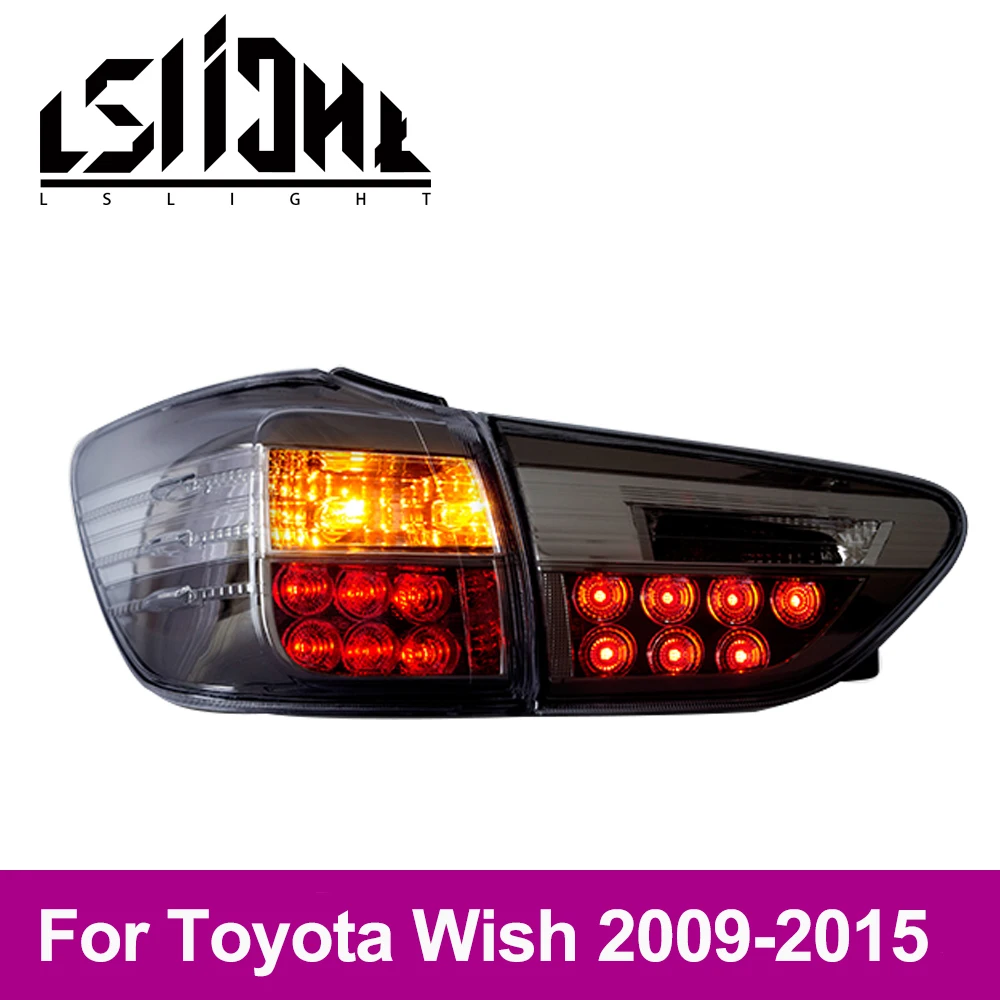 Легкий светодиодный задний фонарь для Toyota Wish 2009 2010 2011 2012 2013 задние фонари дневные ходовые огни задняя лампа