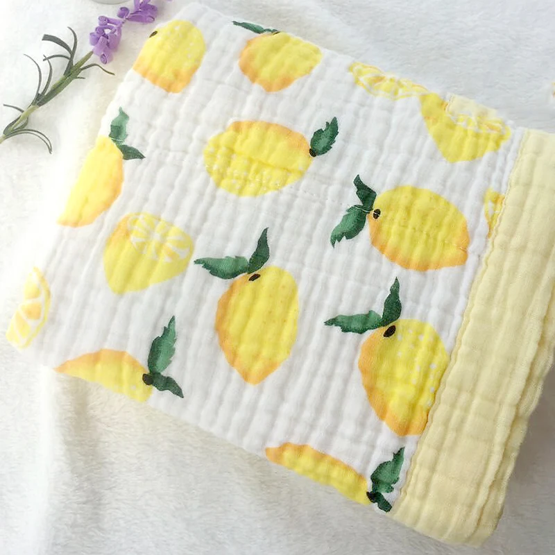 6 слойное детское одеяло для новорожденных бамбуковое волокно хлопок муслин