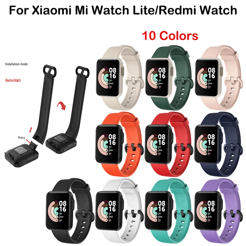 

Silicone Band Strap For XiaoMi Mi Watch Lite original SmartBand sport WristBand For Redmi Watchstrap Bracelet Replacement Belt