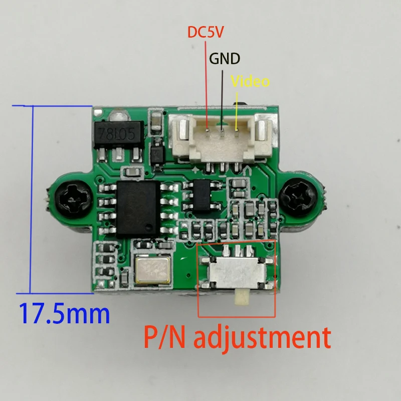 5 8G FPV передатчик камера CMOS 1000TVL 2 8 мм объектив видеокамера NTSC PAL регулируемая для RC