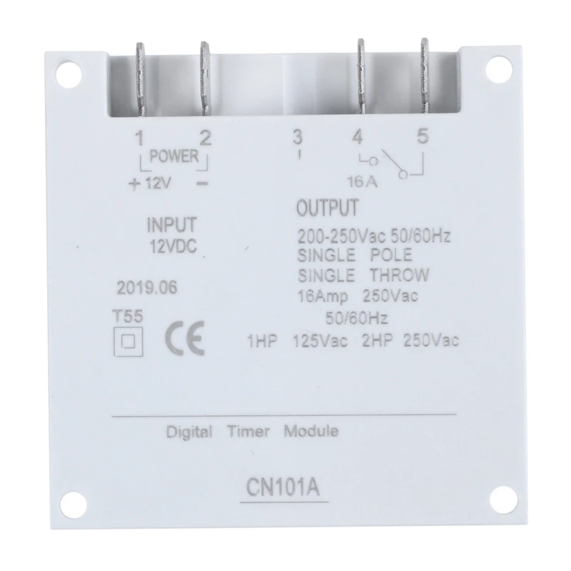 DC 12V цифровой ЖК дисплей программируемый таймер реле времени 16A