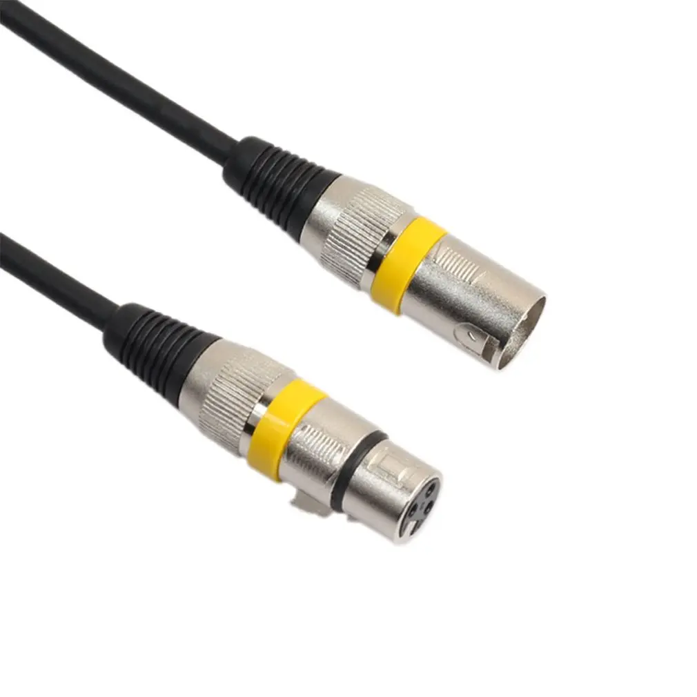 5 шт. для кабеля Bochara Xlr Male-Female M/F 3Pin Jack фольга+ с защитной обмоткой из меди для миксера микрофона Плетеный аудиокабель