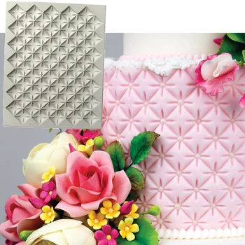 

Continuous Quilting Mould Silicone Mold Fondant Cake Decorating Tool Gumpaste Sugarcraft Chocolate Forms Bakeware Tools