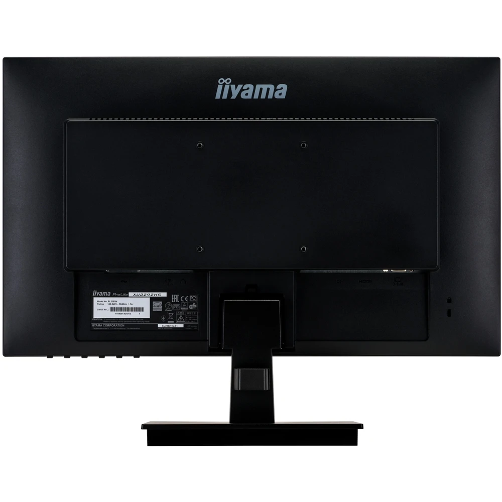 Монитор Iiyama 21.5" ProLite XU2292HS-B1 черный IPS LED 4ms 16:9 HDMI DisplayPort M/M Mat 1000:1 250
