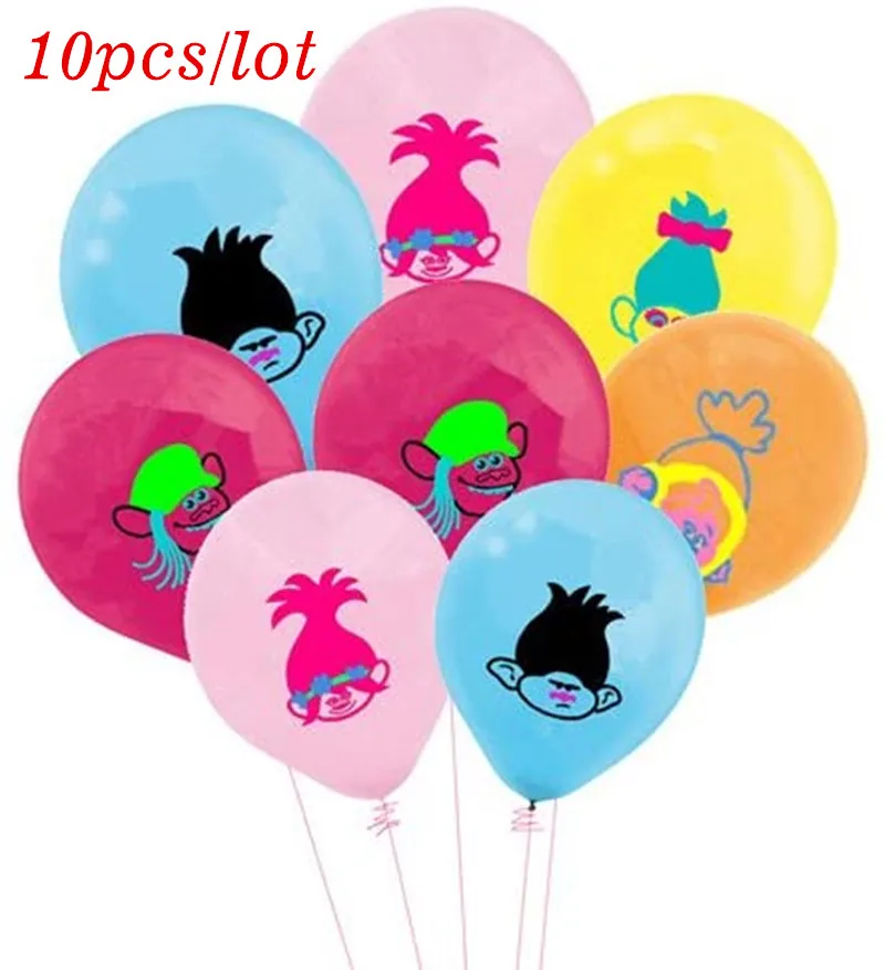 Латексные воздушные шары троллей тематика Диснея для дня рождения Baby shower из