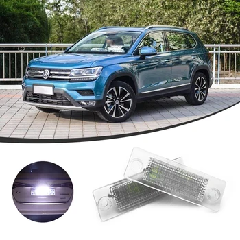 

2Pcs For VW Golf 5 plus 2005-2009 12V 18SMD LED Car License Number Plate Light Lamp No Error