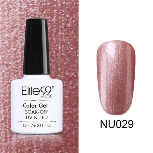 Elite99 Гель-лак 10 мл все для маникюра Полупостоянный Vernis верхнее покрытие УФ-светодиодный Гель-лак замачиваемый для ногтей художественный Гель-лак для ногтей - Цвет: 029