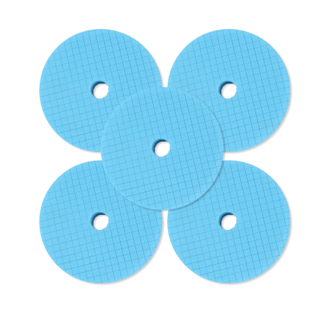 Almofada de Polimento Leepee Polegada Carro Polonês 5 Peças - Set Disco Abrasivo Esponja Espuma Almofadas Kit Polimento Borda Chanfrada Design 6 9 Cheap Esponja p encerar