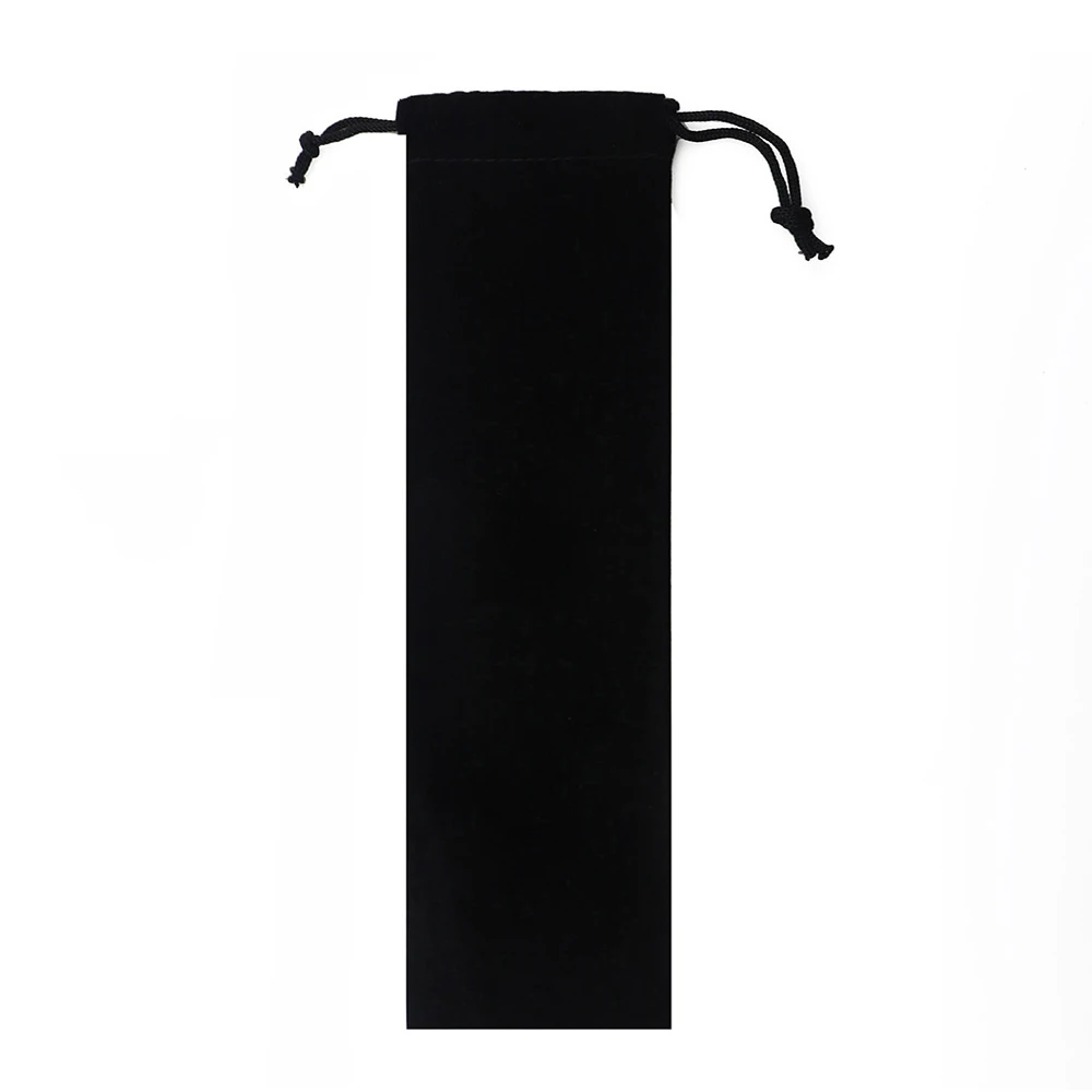 1Pcs Black Bag 11 шт./компл. питьевой соломы 304 Нержавеющая сталь многоразовые соломы прямой изогнутая металлическая соломинка с силиконовыми наконечниками для чистки ногтей оптом - Цвет: 1Pcs Black Bag