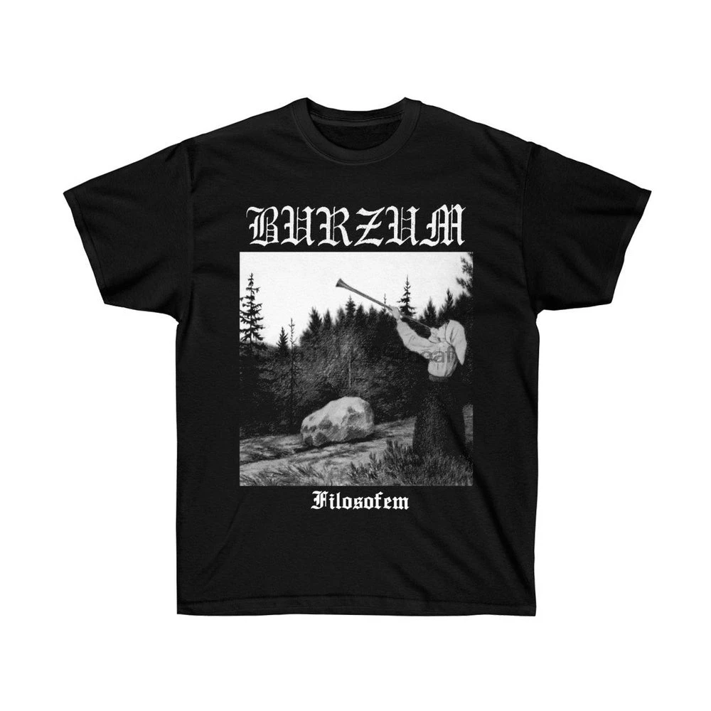 Футболка Burzum Filosofem черная футболка унисекс с металлическим ремешком | Мужская