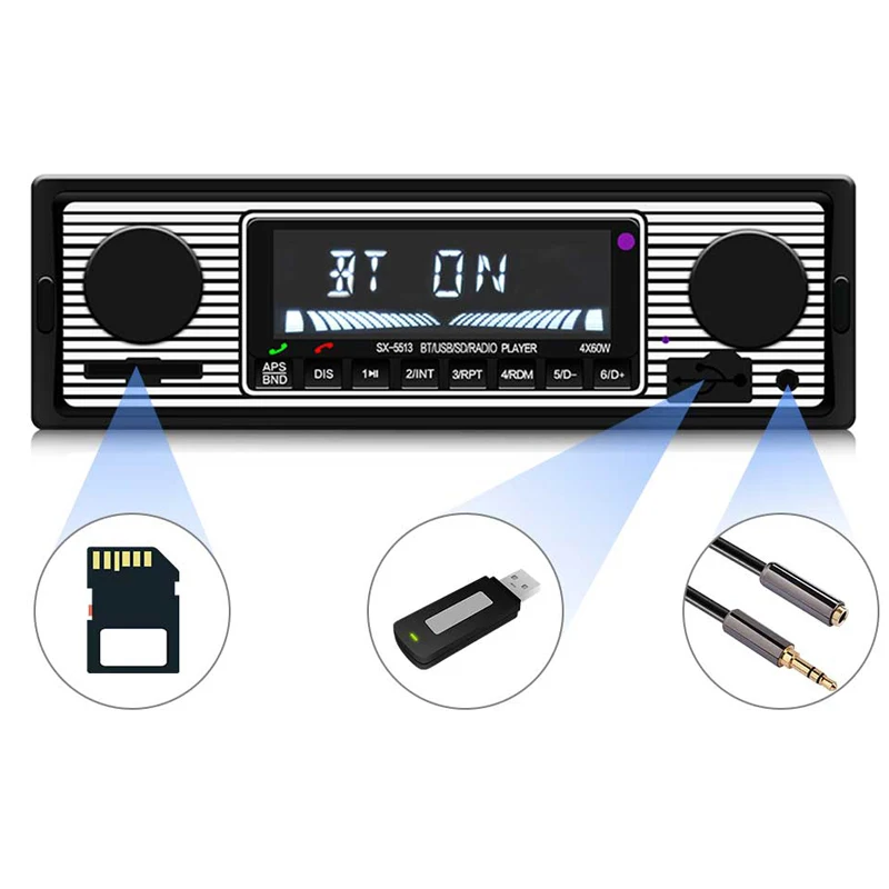 Автомобильный mp3 Bluetooth Вызов автомобиля MP3-плеер U диск карта машина радио