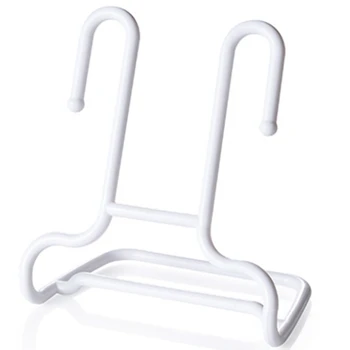 

10Pcs/Set Multi-Function Shelf Drying Rack Shoe Rack Stand Hanger Shoes Hanging Storage Wardrobe Organizer-White