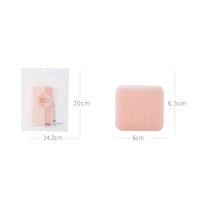 2 шт. пуховка для очищения лица спонж Конняку губка очищающее средство для лица, инструмент для мытья рукава-крылышки средство для снятия макияжа Инструменты