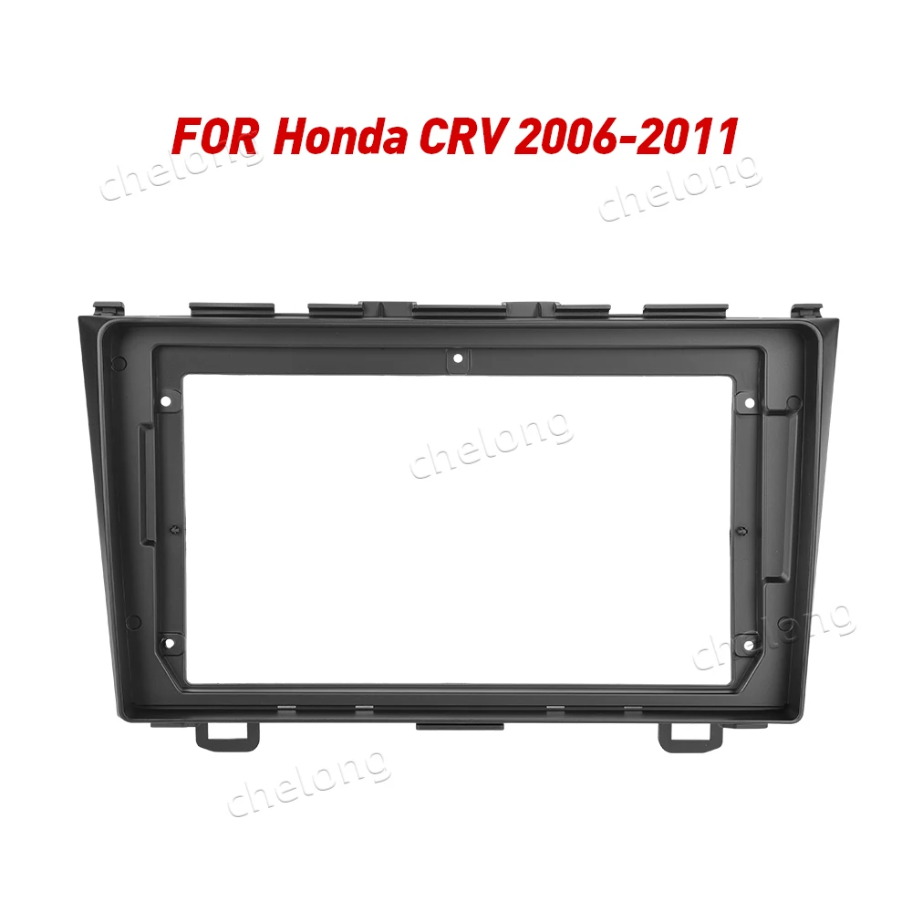 2Din рамка приборной панели автомобиля подходит для Honda CRV 2006-2011 Автомобильный DVD gps приборная панель комплект монтажная рамка отделка рамка Fascias